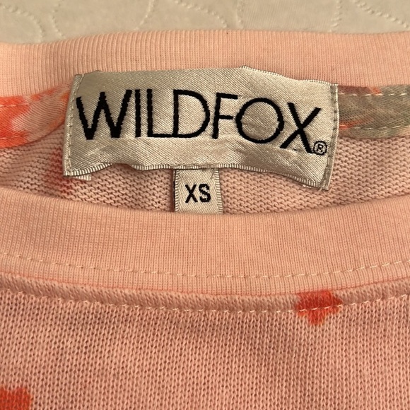 Wildfox Floral Geisha Jumper multicolor pink coral floral pullover sweater - Picture 7 of 12